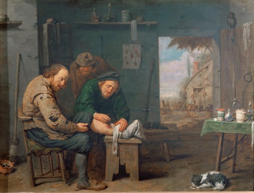 The barber-surgeon, 1638, by David Ryckaert III