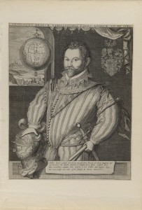 Franciscus Draeck Nobillissimus… (Portrait of Sir Francis Drake), ca. 1583, attributed to Jodocus Hondius