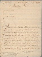 Letter of Mgr de Laval to Minister Colbert, September 30 1670