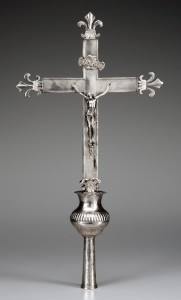 Processional cross, ca. 1771-1819, by François Ranvoyzé