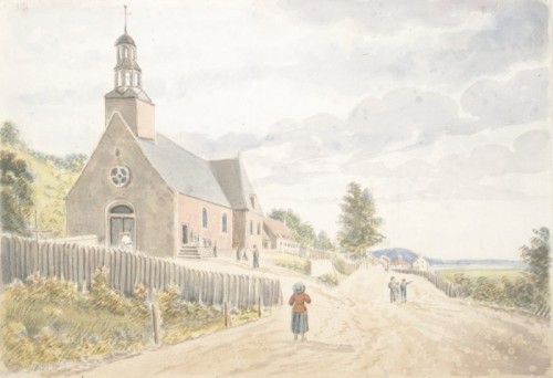 Church of Sainte-Anne, 1829, by James Pattison Cockburn