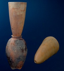 Sugar-loaf mould and molasses jar