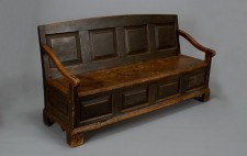 Settle-bed from the second half of the 18th century.