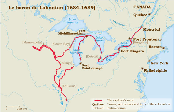 Lahontan 1684-1689