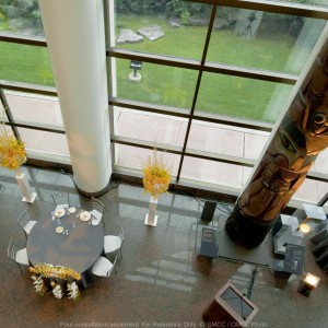 Haida Gwaii Salon with tables & chairs