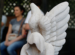 Stone carving: Angel