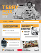 Terry Fox activity sheet