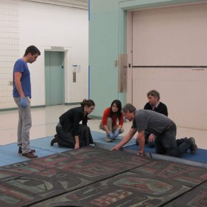A planning session for a large-scale installation