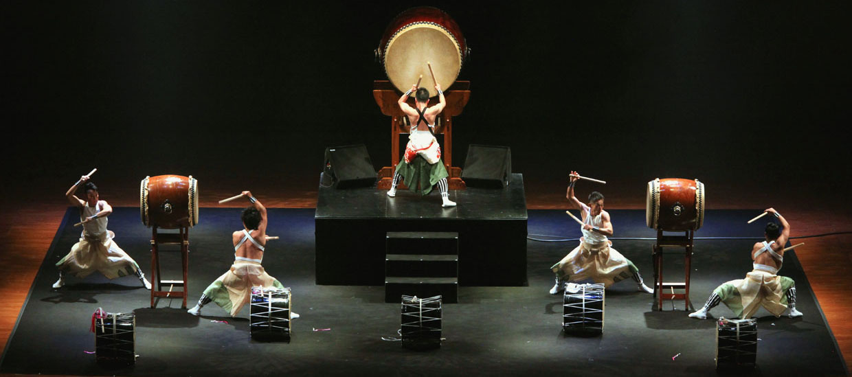 Eitetsu Hayashi Japanese Taiko Drum Concert Tour with EITETSU FUUN