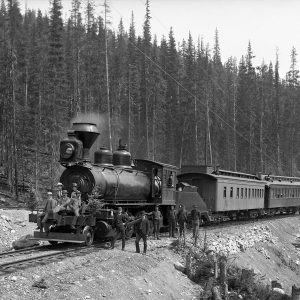 100-ton mountain engine on the Canadian Pacific Railway