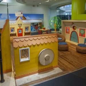 Home in the Daniel Tiger exhibition space