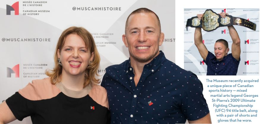 Dr. Jenny Ellison and UFC champion, Georges St.-Pierre.