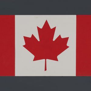 Design of current Maple Leaf flag