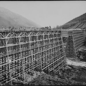 CPR bridge crossing Mountain Creek, British Columbia