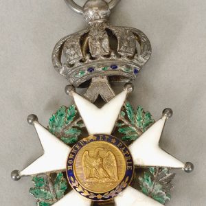 Cross of the Legion of Honour presented to William Logan by Napoleon III