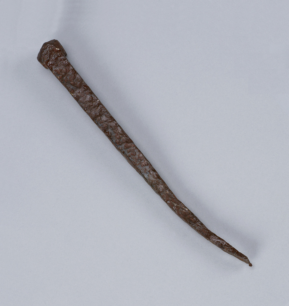 A small piece of metal in Ottawa, displayed at the Canadian Museum of History.