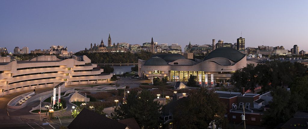 The two wings of the Museum
