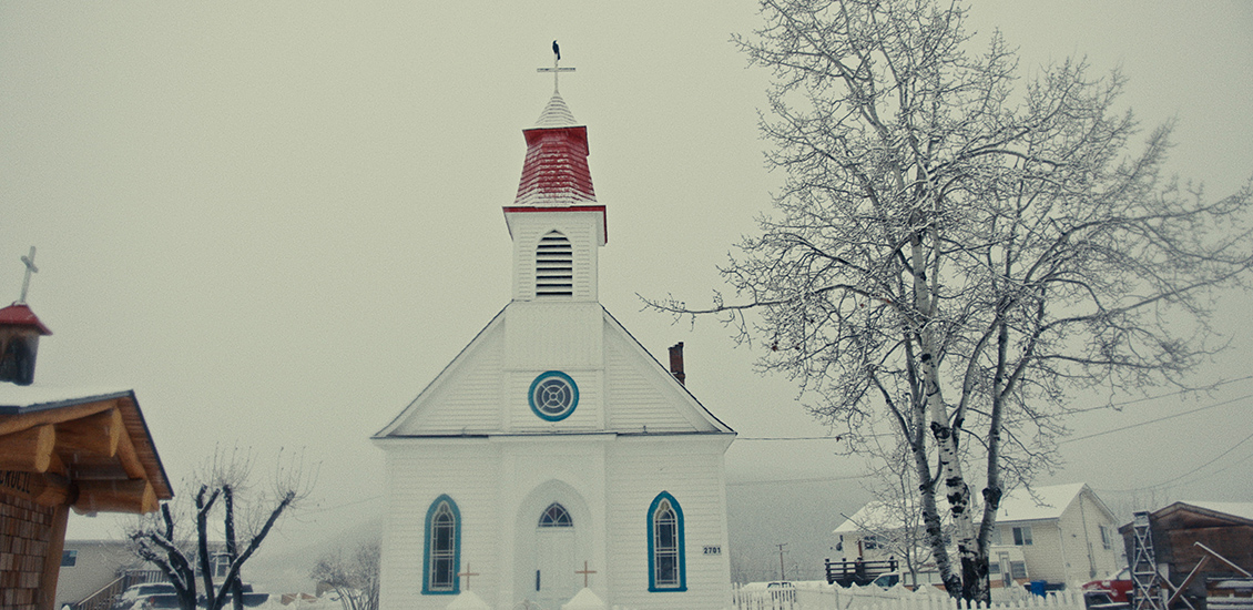 A church
