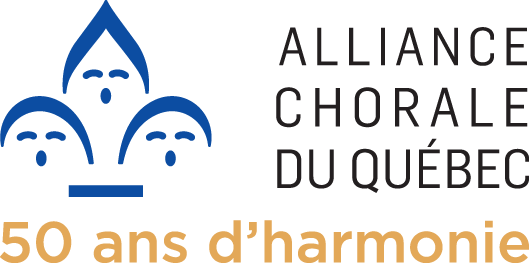 Logo - Alliance chorale du Québec - 50 ans d'harmonie