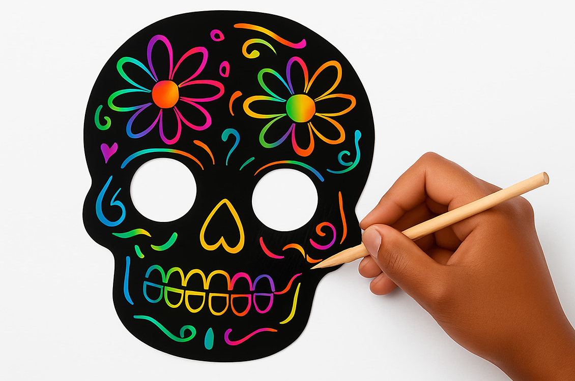 A skull mask
