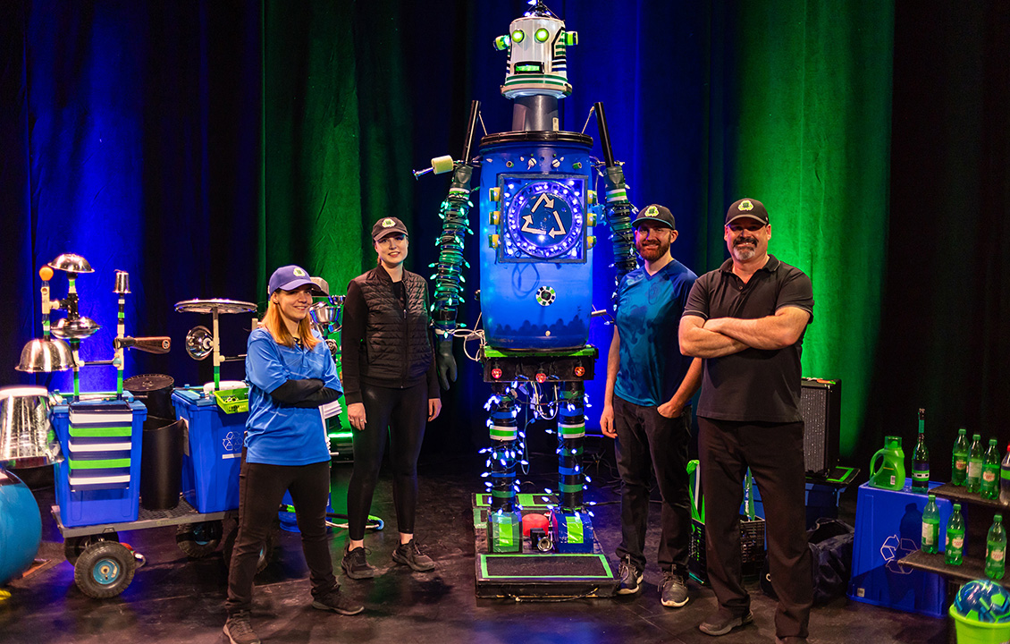 Two women and two men