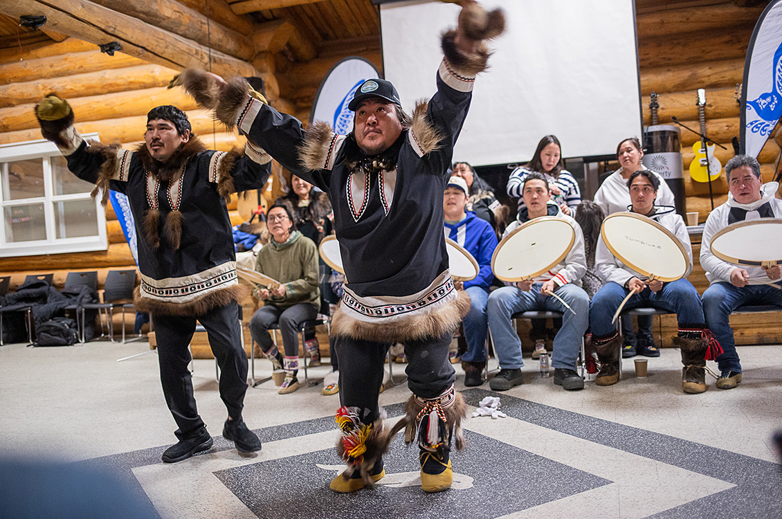 Drum dancing