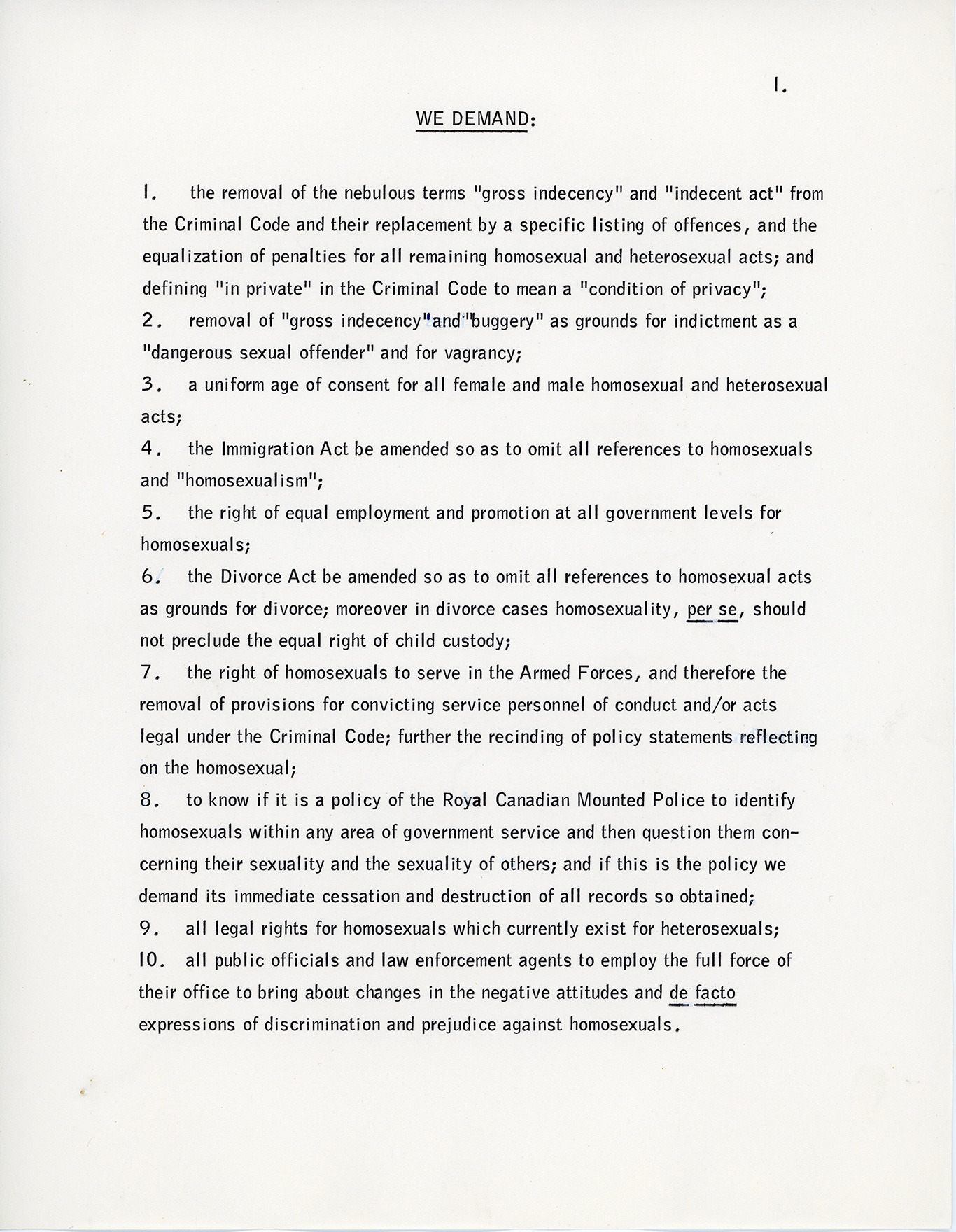 A document with black typing on white paper.